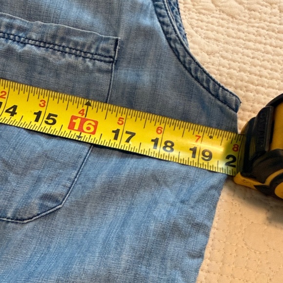 True Religion Sleeveless Blue Denim Dress - Picture 9 of 9